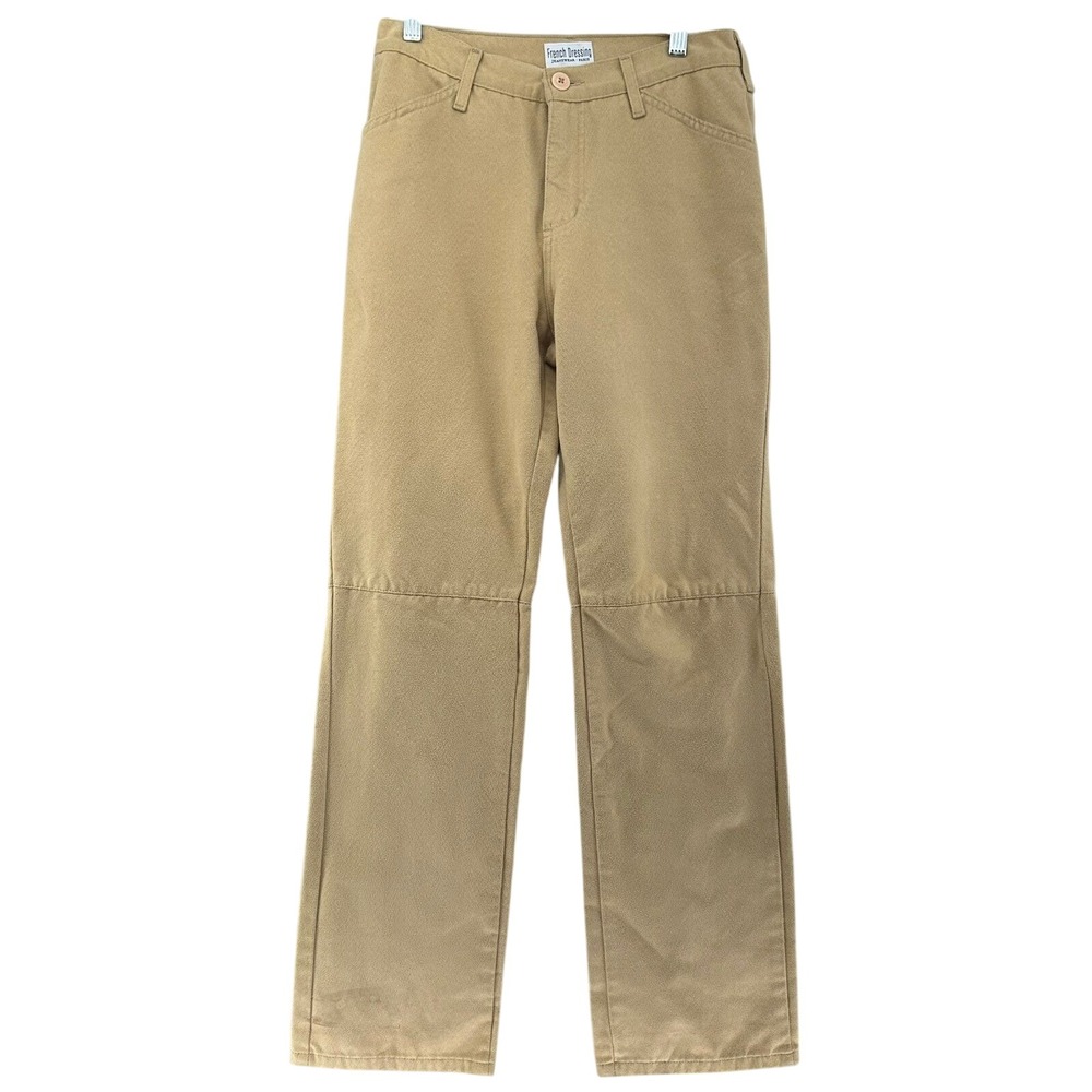 VTG French Dressing Jeanswear Paris Tan Khaki Pants SZ 8 (28x31) Made In Canada